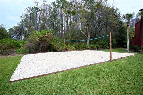 Beach Volleyball Court I Wish I Had One In My Backyard Sand