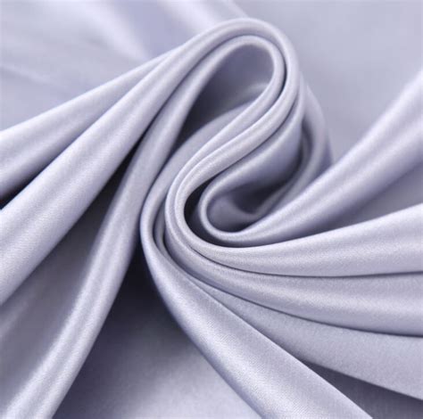 Polyester Spandex Stretch Satin Fabric 105 GSM