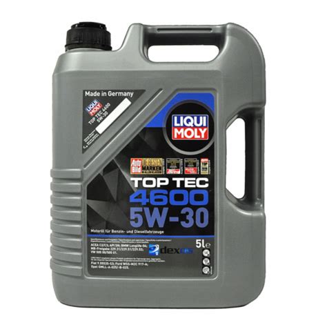 Liqui Moly Top Tec 4600 5w30 5ltr Aspiremotorsport