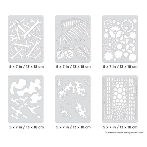 IWATA Artool FX II Mini Series Freehand Airbrush Template By Craig Fraser