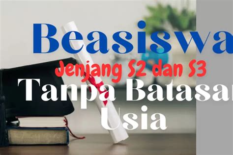 Info Beasiswa Berikut Beasiswa S Dan S Luar Negeri Tanpa Batasan