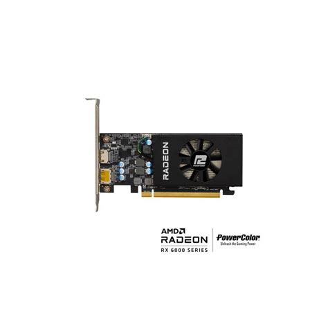 PowerColor videokaart AXRX 6400 LP 4GBD6-DH AMD Radeon RX 6400 4GB ...