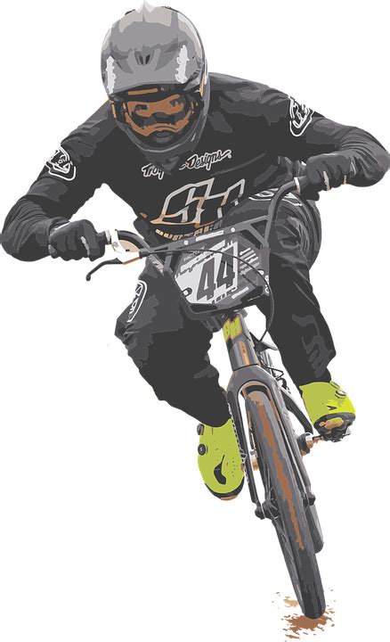 Bmx Racing Cycling Free Vector Graphic On Pixabay