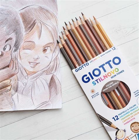 Lapiz Giotto Skin Tones Piel Stilnovo X 12 257400ES