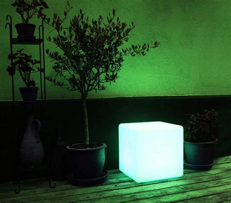 Mr Go Waterproof Rechargeable Led Color Changing Light Cube Petagadget