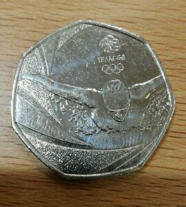 Rare Rio Olympic Swimming 50p Coin | eBay