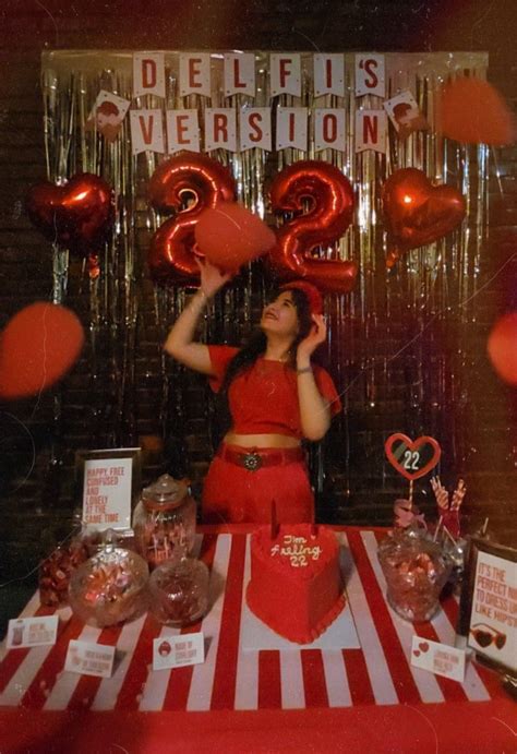 22 Delfis Version Red Birthday Party Taylor Swift Birthday Party