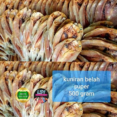 Jual Ikan Asin Kuniran Belah Super Gr Shopee Indonesia