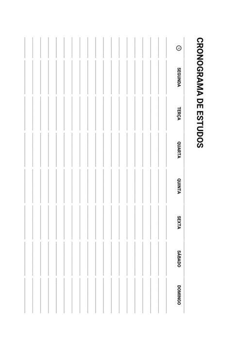 Baixe Agora Um Cronograma De Estudos Gr Tis Para Imprimir
