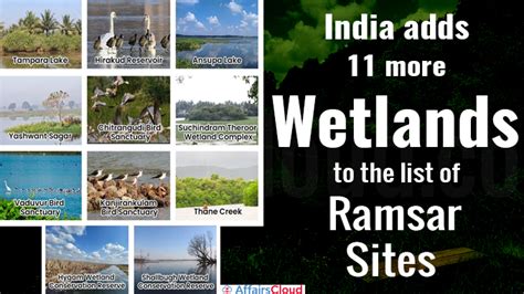 India Adds 11 More Wetlands Designated As Ramsar Sites Tally Rises To 75