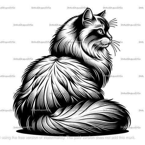 Siberian Cat Svg Bundle Etsy