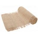 Chaks 0846 Chemin De Table TOILE De Jute Naturelle Maille LARGE