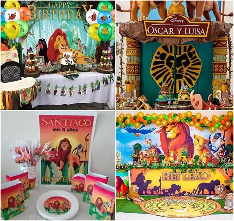 Ideas Decoración Cumpleaños Rey León Como Hacer Tu Fiesta Temática