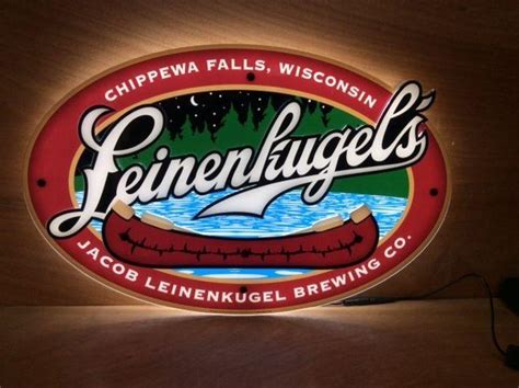 Leinenkugels Beer Canoe Led Sign Display New No Box And Free Shipn 23