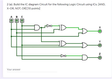 Solved 2 (a). Build the IC diagram Circuit for the following | Chegg.com