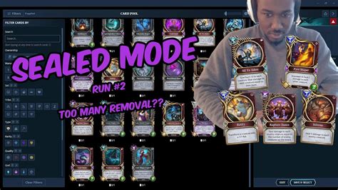 Too Many Removals Gods Unchained Sealed Mode Run 2 YouTube