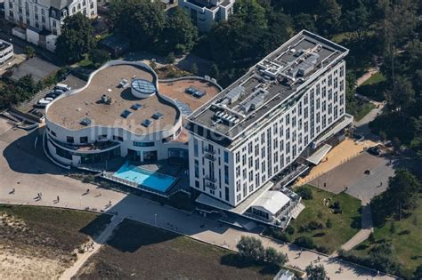 Luftaufnahme Rostock Hochhaus Geb Ude Der Hotelanlage A Ja