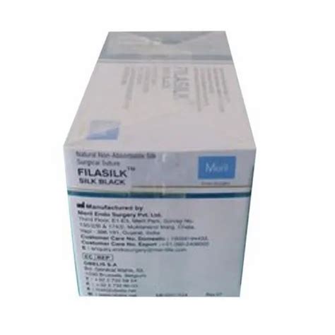 Nylon Meril Mitsu Filasilk Silk Black Suture At Rs Box In