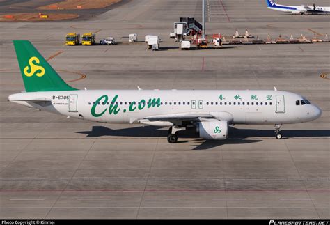 B 6705 Spring Airlines Airbus A320 214 Photo By Kinmei ID 1052687