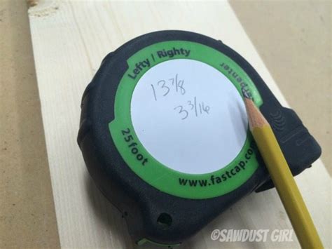 Tape measure for woodworking and remodeling - Sawdust Girl®