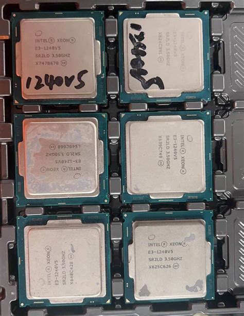 Intel Xeon E3-1240 v5 sr2ld 3.5Ghz 8mb quad core lga1151 E3 1240V5 CPU ...