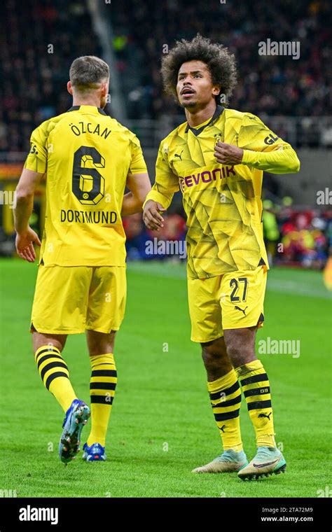 Milano Italy 28th Nov 2023 Karim Adeyemi 27 Of Borussia Dortmund