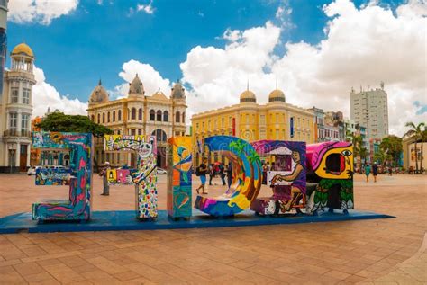 Marco Zero Recife Pernambuco - Recife, Pernambuco, Brazil: Panoramic View of Marco Zero Square at ...