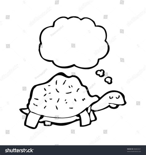 Cartoon Slow Tortoise Stock Vector Illustration 86864221 : Shutterstock