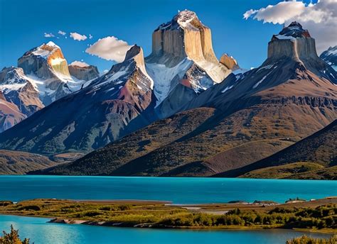 Premium AI Image | Torres del Paine National Park Chile