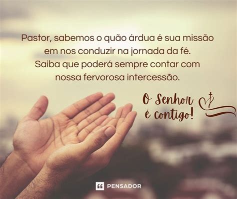 Mensagens Para Pastor Homenagens De Gratid O E Admira O Em