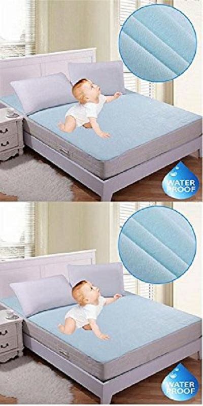 Buy Homestore Yep Synthetic Waterproof Mattress Protector Hypoallergenic Double Bed Cover Set Of