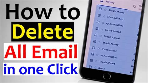 How To Delete All Your Emails On Gmail App How To Delete All Emails