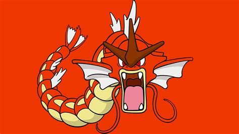 Red Gyarados Shiny Gyarados HD Wallpaper Pxfuel