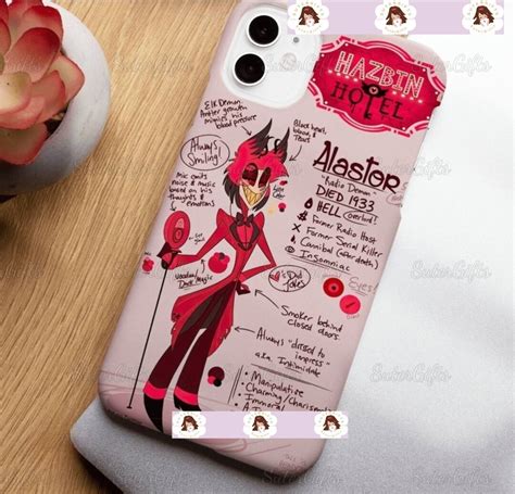 Alastor Phone Case Hazbin Hotel Phone Case Hazbin Hotel Iphone Case Alastor Hazbin Hotel