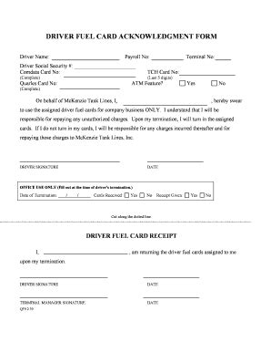 Company Gas Card Policy Template Prntbl Concejomunicipaldechinu Gov Co