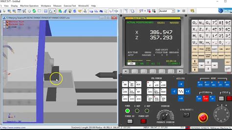 Persiapan Mesin Dan Posisi Turret Simulator Cnc Swansoft Fanuc Oit