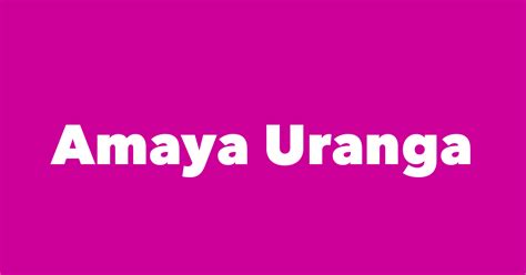 Amaya Uranga - Spouse, Children, Birthday & More