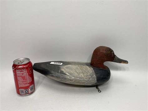 Vintage Upper Bay Canvasback Duck Decoy Dixon S Auction At Crumpton