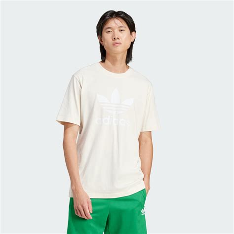 Adidas Adicolor Trefoil Tee White Adidas Uae