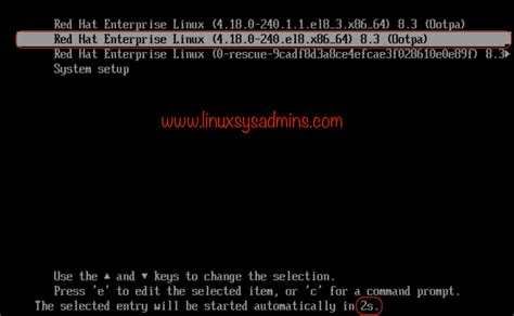 Change Default Kernel To Boot In RHEL 8 Easy Guide