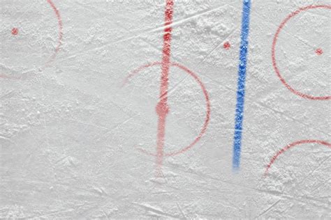 Ice the hockey field with markings — Stock Photo © karych #104873632