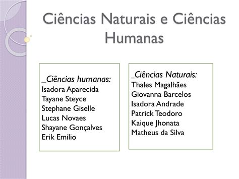 Solution Ci Ncias Naturais E Ci Ncias Humanas Studypool