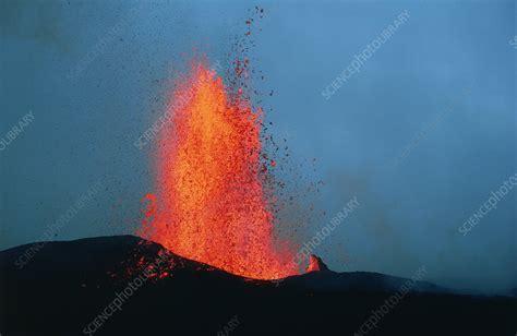 Eruption of Krafla volcano, Iceland - Stock Image - E380/0119 - Science ...