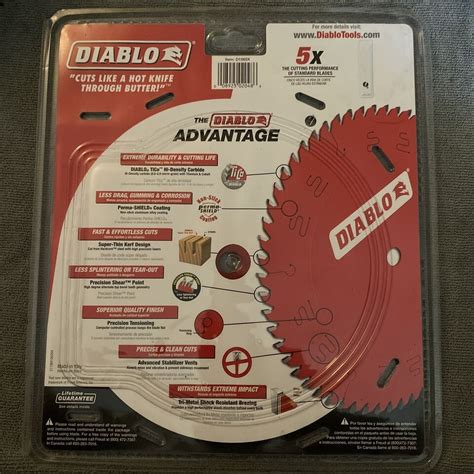 Diablo In X Tooth Fine Finish Circular Saw Blade Ebay