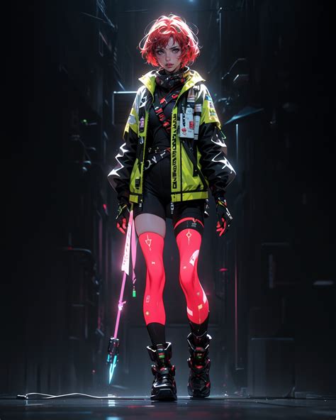 ArtStation - 200 Neon Cyberpunk Fashion Reference : Explore Futuristic ...