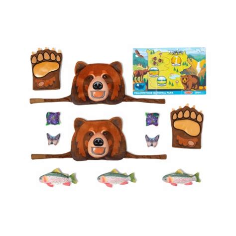 Melissa And Doug Yellowstone Grizzly Bear Game Play Set 1 Set Kroger