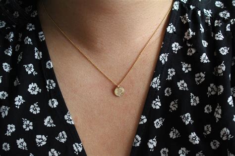 Gold Rose Necklace Gold Filled Necklace Gold Pendant | Etsy