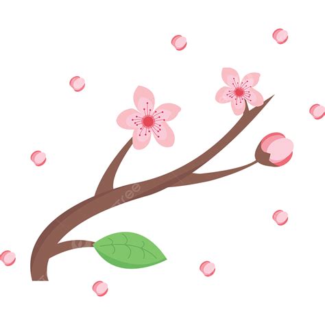 Flor De Cerezo Rosa Hermosa Flor Png Flor De Cerezo Sakura Vector