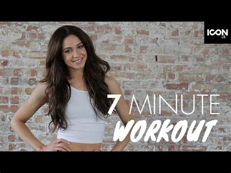 7 Minute Quick And Effective Workout Danielle Peazer Clearly Women