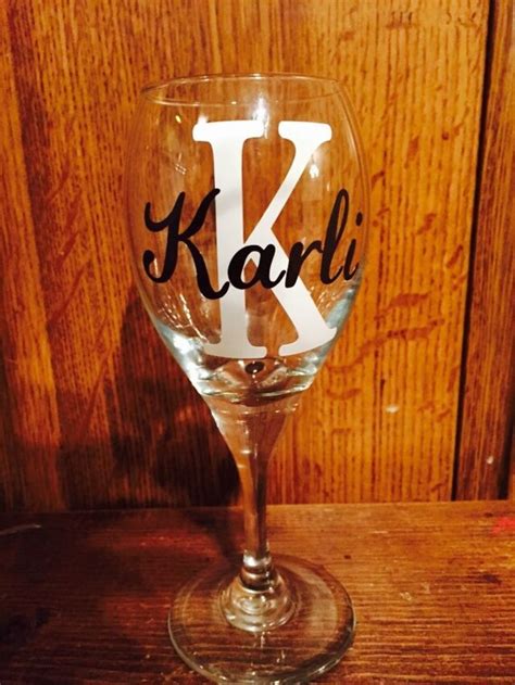 Items Similar To Personalized Glass With Name On Etsy